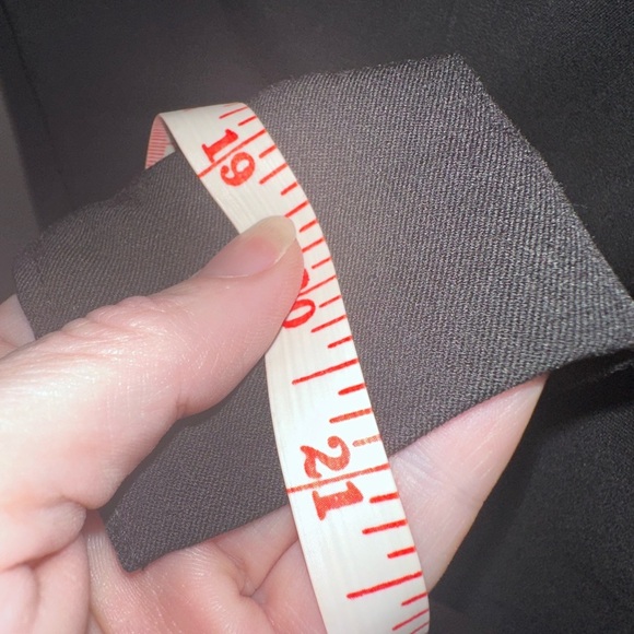 The Limited Black Pencil Skirt with Silver Asymmetrical Zipper - Picture 2 of 5